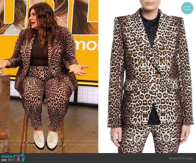 Leopard Printed Blazers 