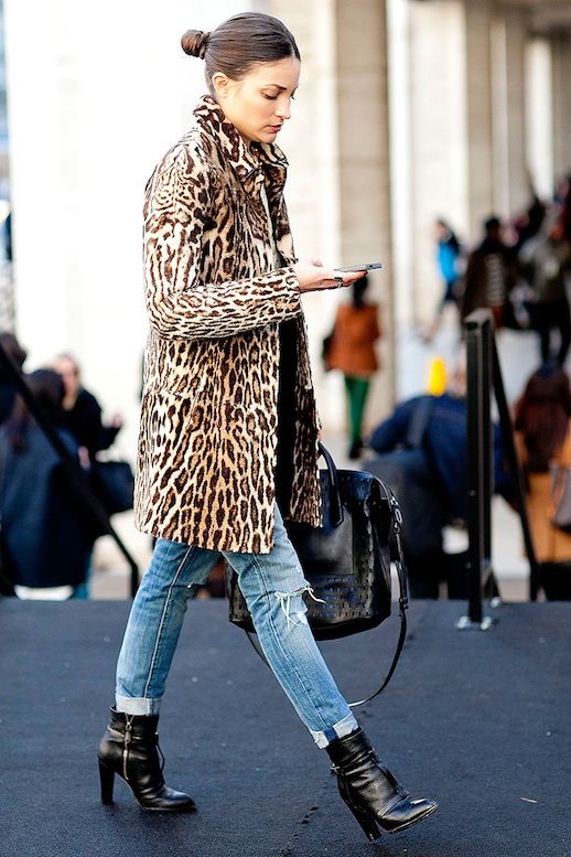 Street Style: How To Style A Leopard Print Coat For Fall And .