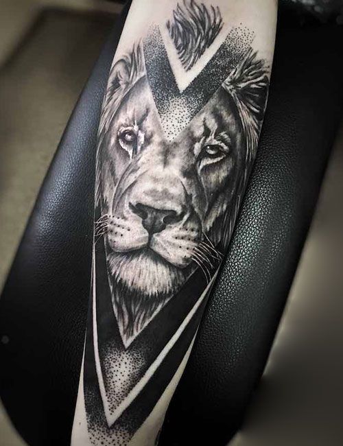 Lion Tattoo Ideas For Men
     