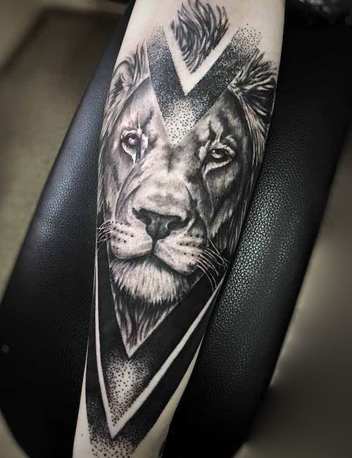 Men's Hairstyles Now | Mens lion tattoo, Lion tattoo, Lion tattoo .