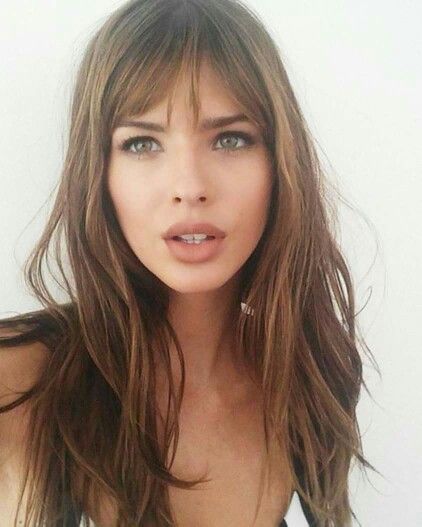 fringe bangs | Long hair styles, Hair trends, Hair lengt