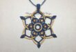 Mandala Star Macrame PDF Tutorial Macrame Necklace Pattern - Etsy .