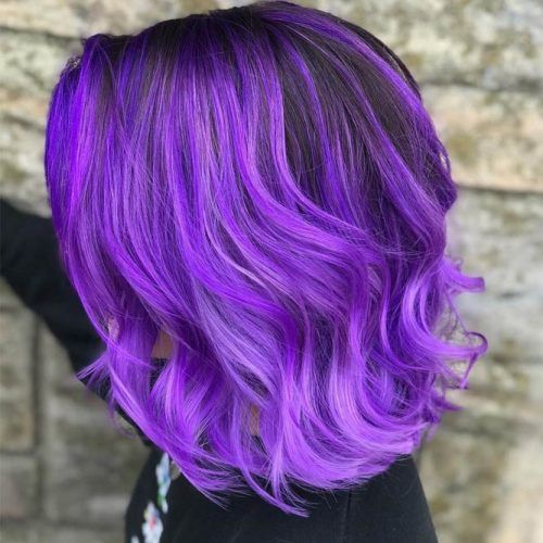 46 Purple Hair Styles That Will Make You Believe In Magic | Lilac .