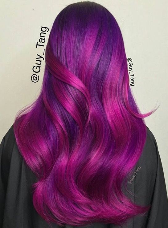21 Hair Color Transformations by Guy Tang | Magenta hair, Purple .