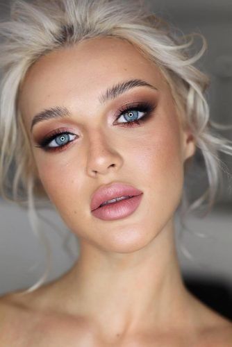 Blue Eyes Makeup Inspiration | Bridal makeup natural, Bridal .