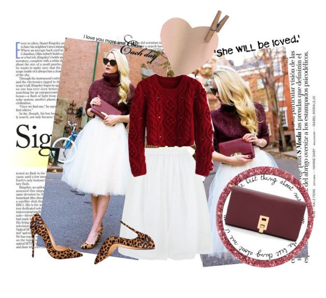 Marsala for Fall | Polyvore outfits, Red valentino, Fashi