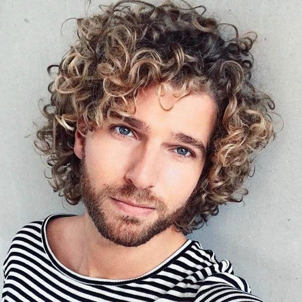 How To Get Naturally Curly Hair For Men in 2023 | Medium curly .