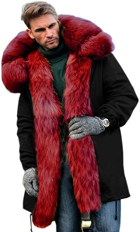 Men Outfits With A Fur Parka 