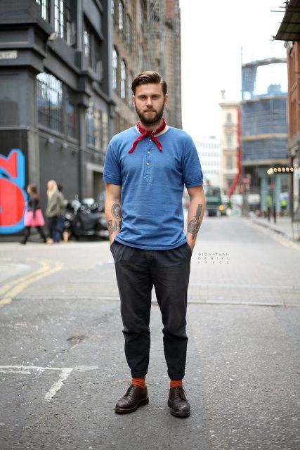 Men Outfits With Bandana  Scarves