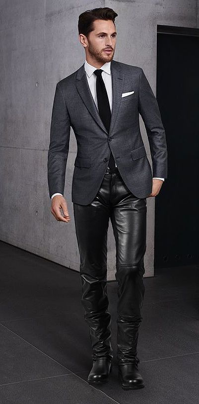 Pin by Mutzel1973 on Leather | Leather fashion men, Mens leather .