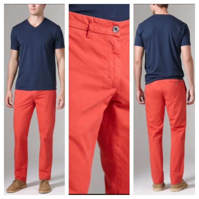 Red pants for men, a good option! | Pantalones rojos, Moda y .
