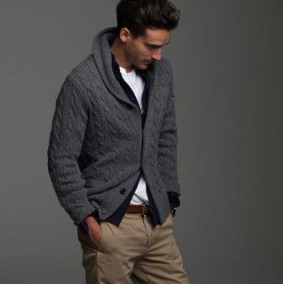 Shawl Collar Cardigan | Mens outfits, Mens fashion casual, Well .