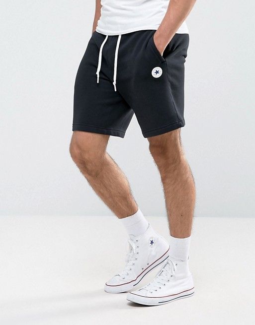 Converse Chuck Patch Shorts In Black 10004633-A04 | ASOS .