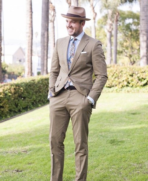 Khaki suit, tsbmen | Mens summer hats, Hat fashion, Summer sui