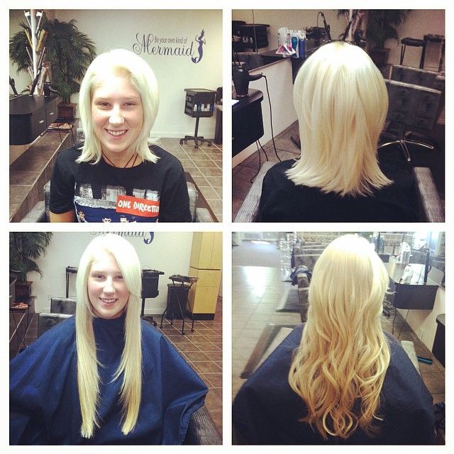 Mermaid Hair Extensions in Kirkland Washington. #Mermaid .