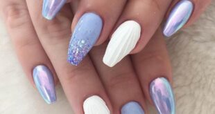 23 Mermaid Inspired Nails That Belong On The Beach !, #beach .