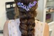 Ornate Your Messy Or Loose Braids With Flowers | Threads .