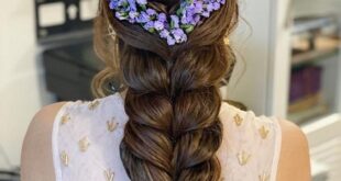 Ornate Your Messy Or Loose Braids With Flowers | Threads .