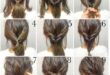 22 Stunningly Easy DIY Messy Buns | Coiffure facile, Coiffures .