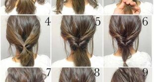 22 Stunningly Easy DIY Messy Buns | Coiffure facile, Coiffures .