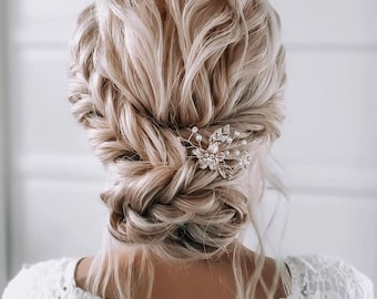 Buy Silver Bridal Hair Pins Rose Gold Hair Pin Bridesmaid Online .