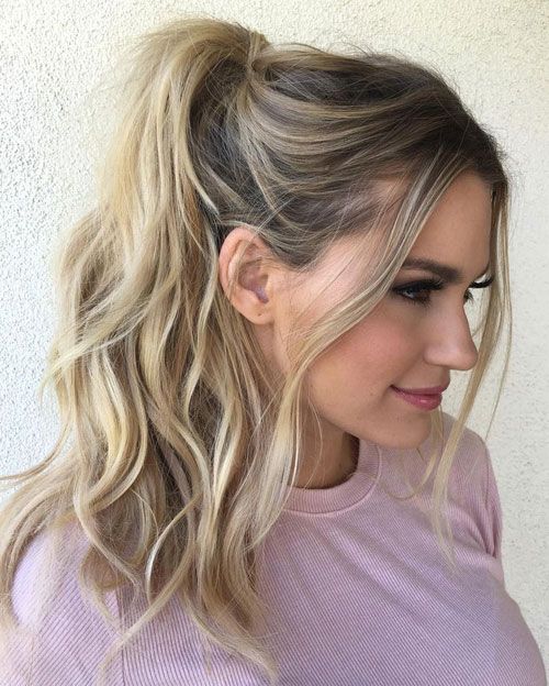 35 Simple & Cute Messy Ponytail Hairstyles (2022 Guide) | High .