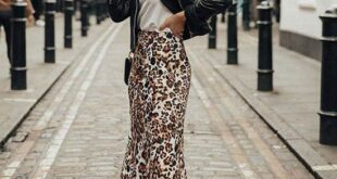 10+ Cool Ways To Style A Leopard Satin Skirt - Be Daze Live .