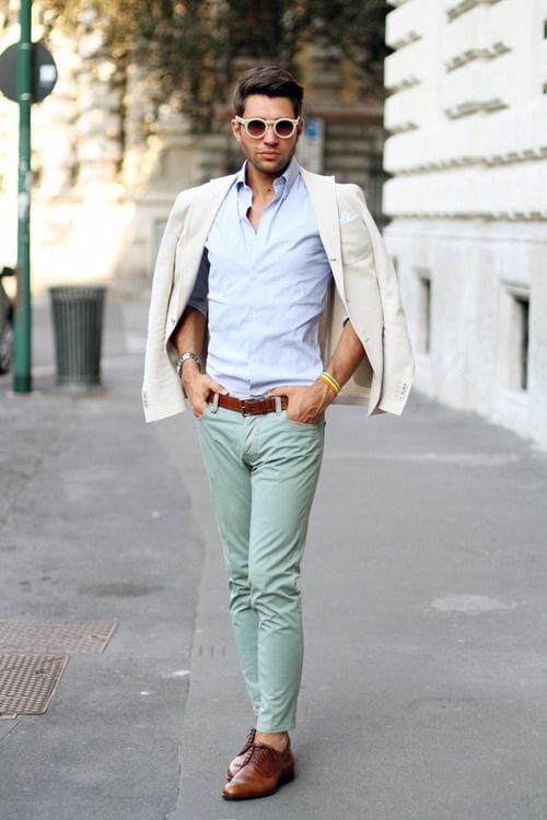 Mint Pant Outfits for Men - 30 Ideas How to Wear Mint Pants | Mint .