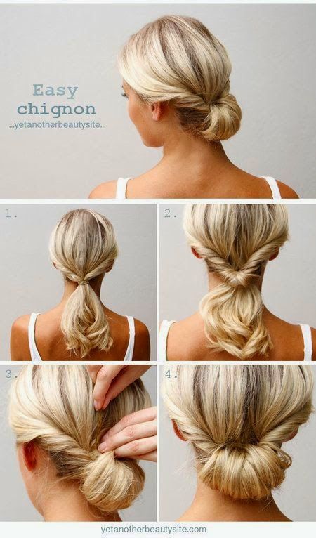 15 Cute and Easy Hairstyle Tutorials For Medium-Length Hair .