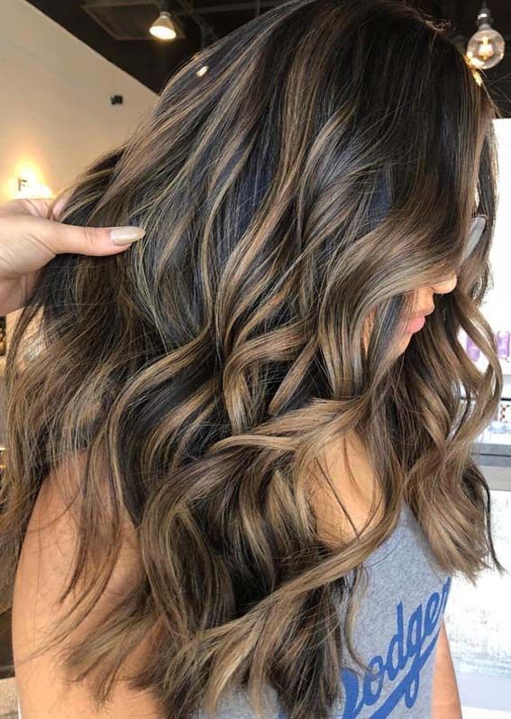 Gorgeous Brunette Balayage Hair Highlights Ideas for 2018 | Brown .