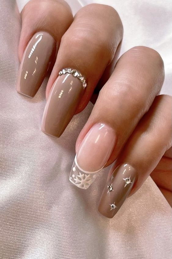 55 Cute Winter Nails To Try In 2022 Winter Nails, Coffin Nails .