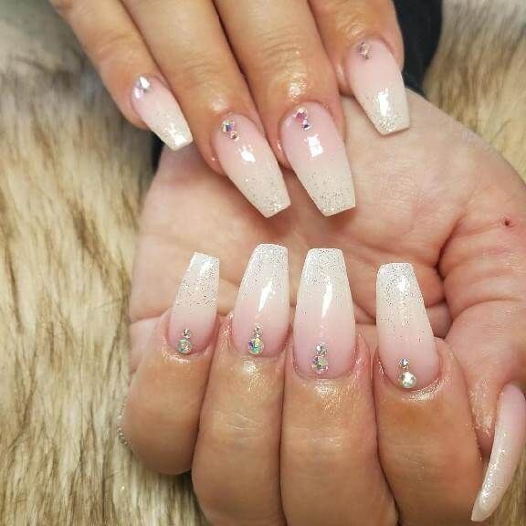 50 Classy Nail Designs with Diamond Ideas that will Steal the Show .