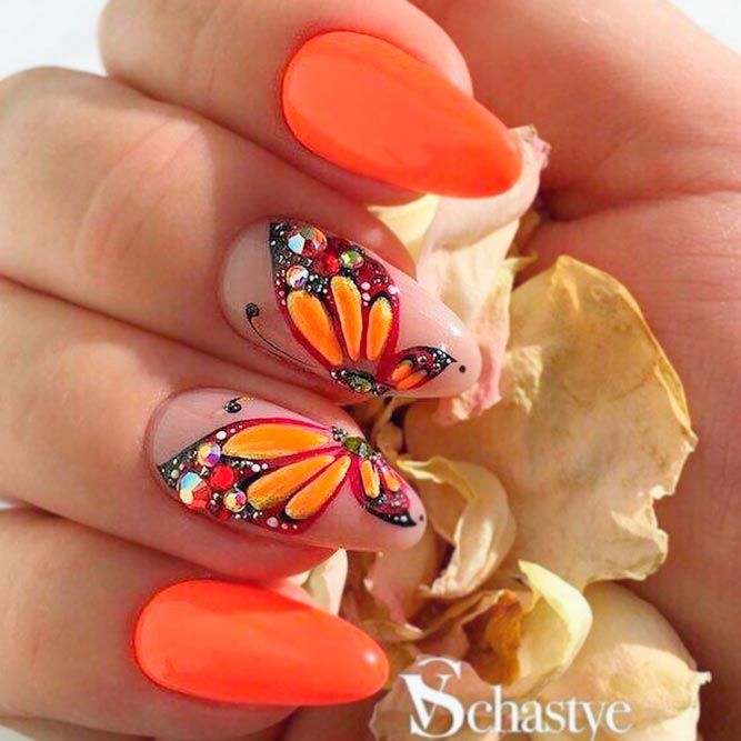 45 Gorgeous and Latest Spring Nail Designs | Summer nails .