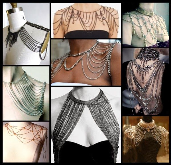 COSTUME: Shoulder Jewelry Inspiration | Fashion, Shoulder jewelry .