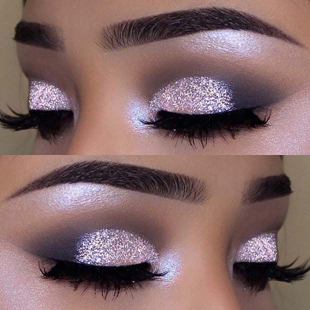 43 Glitzy NYE Makeup Ideas - StayGlam | Eye makeup, Youtube makeup .