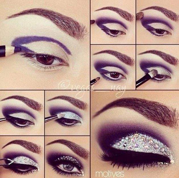 The Best Glitter Makeup Ideas For New Year's Eve - fashionsy.com .