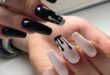 Stylish black nail art designs to keep your style on track : black .