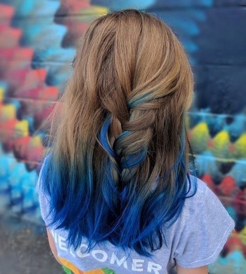 29 Blue Ombre Hair Color Ideas Trending Right Now | Blue tips hair .