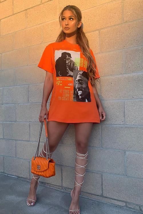 women's clothes through the decades | Orange fashion, Orange .