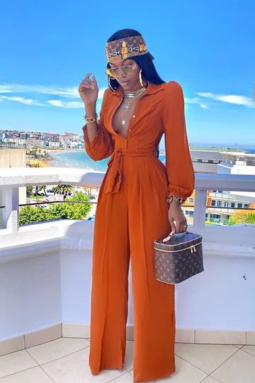 Orange Romper And Jumpsuit
      Outfit Ideas
