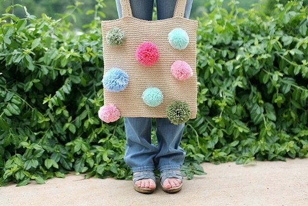 Amazing Original Pom Pom Tote