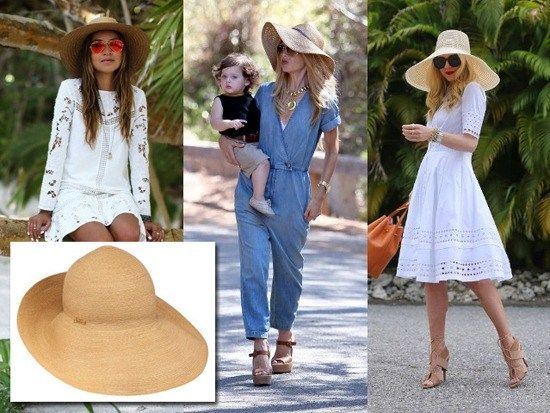 Straw Hat Outfits - 25 Ways To Wear A Straw Hat This Summer .