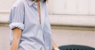 25 Ways To Wear A Striped Button-Down Shirt | Stylish summer .
