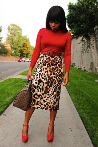 Classy | Leopard print pencil skirt, Leopard pencil skirt, Fashi