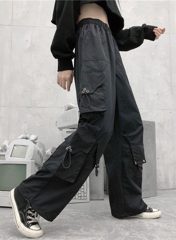 High Waist Baggy Cargo Pants | High fashion street style, Styling .