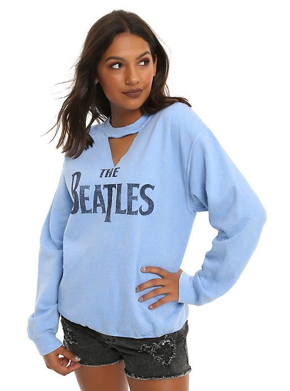 The Beatles V Cutout Choker Sweater | Hot Topic | Cutout sweater .