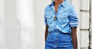 denim love | Vintage denim shirt, Denim skirt, Denim street sty