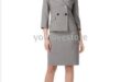 Double Breasted Women's Skirt Suit with 3/4 length sleeve | Suits .