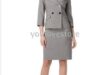Double Breasted Women's Skirt Suit with 3/4 length sleeve | Suits .
