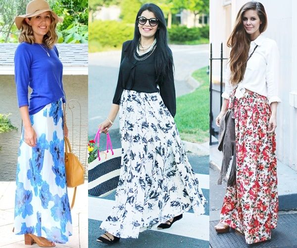 What to Wear with Long Skirts or Maxi Skirt Outfits | Maxi skirt .